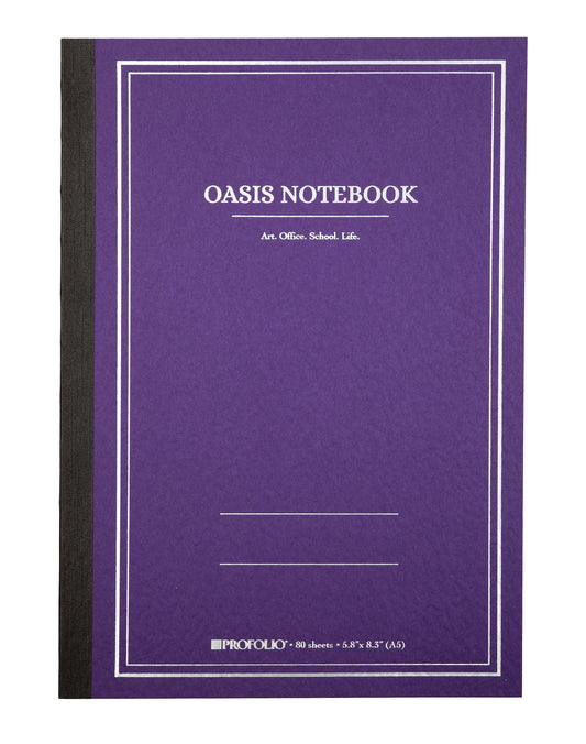 Itoya ProFolio Oasis Notebook A5 - De Rayas - Purple