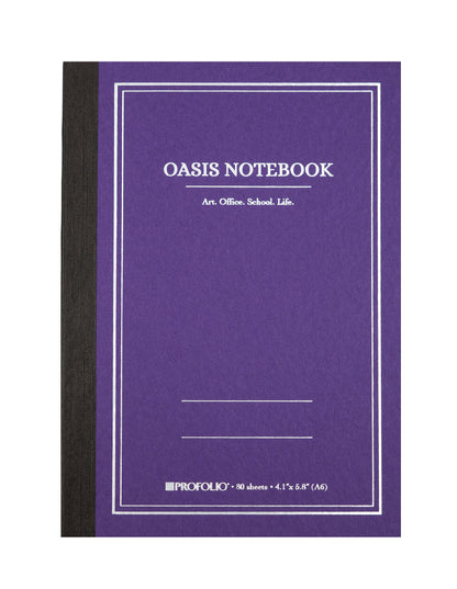 Itoya ProFolio Oasis Notebook A6 - De Rayas - Purple
