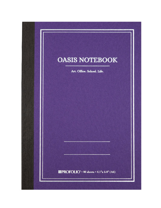 Itoya ProFolio Oasis Notebook A6 - De Rayas - Purple