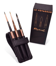 Load image into Gallery viewer, RAPHAEL - Le Voyageur 3-Brush Travel Set (Set Viajero de Pinceles)
