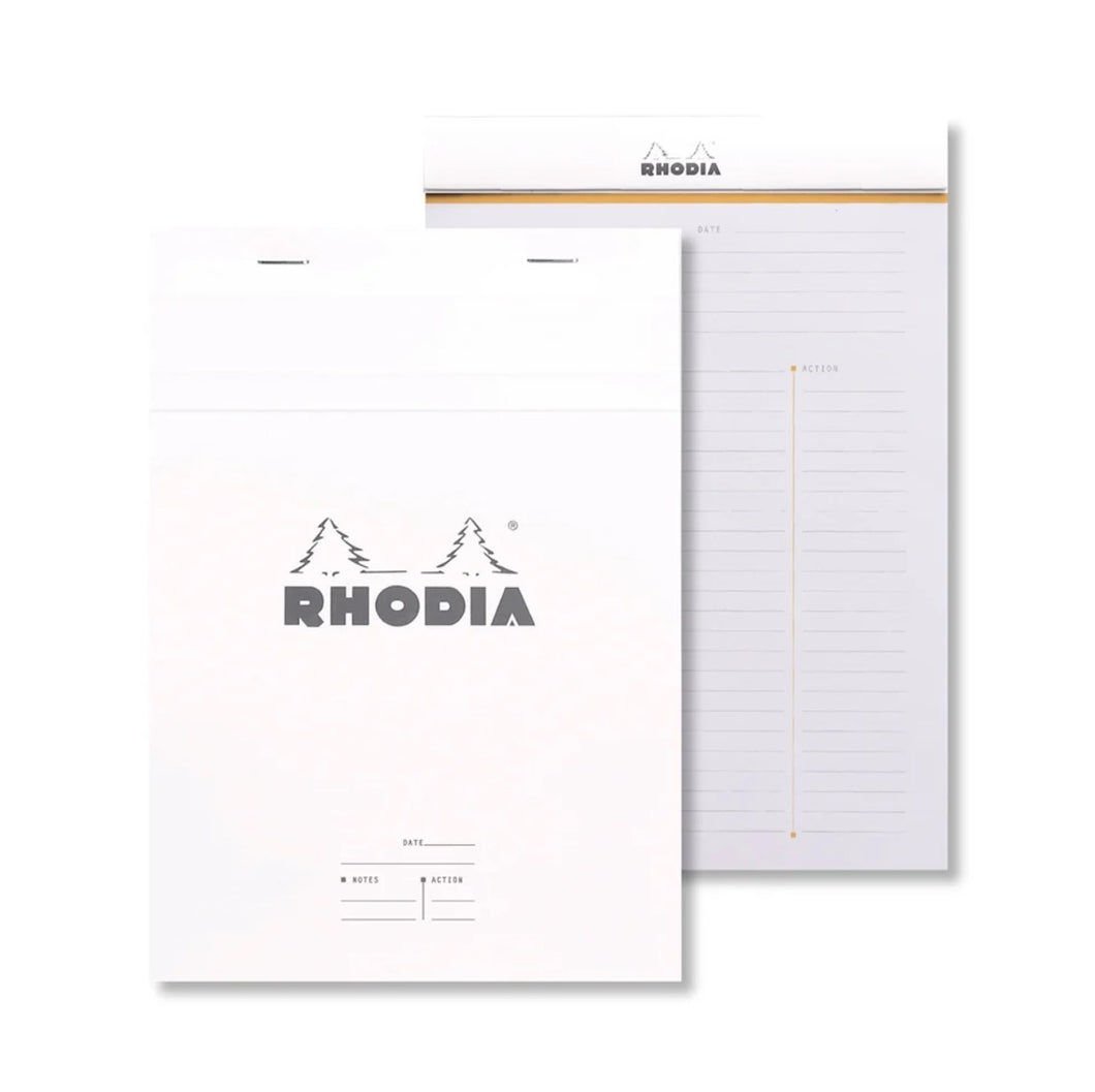 RHODIA - White Meeting Pad - Lined  (Libreta para reuniones)