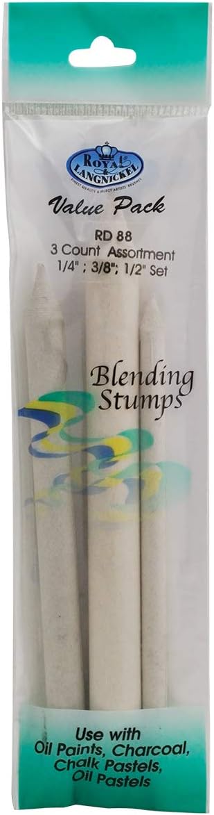 ROYAL BRUSH - Difuminadores - Blending Stumps - Pack de 3