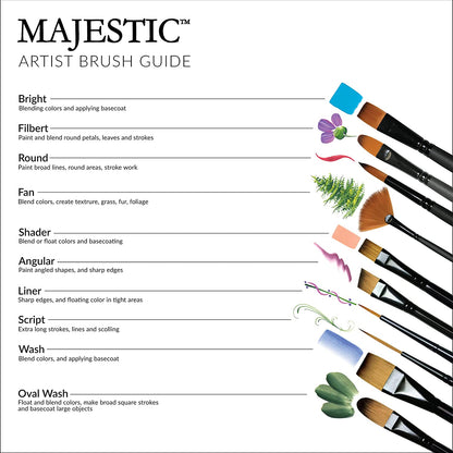 ROYAL BRUSH - Detail Brushes - Set of 11 brushes