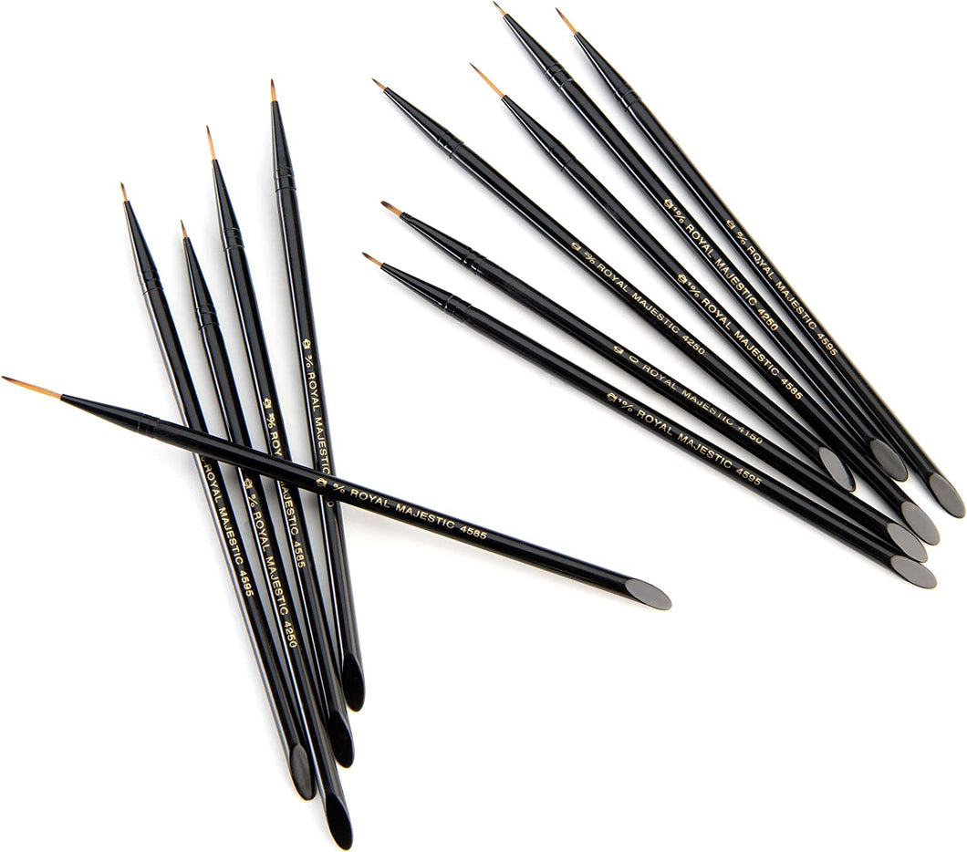 ROYAL BRUSH - Pinceles de detalles - Set de 11 pinceles