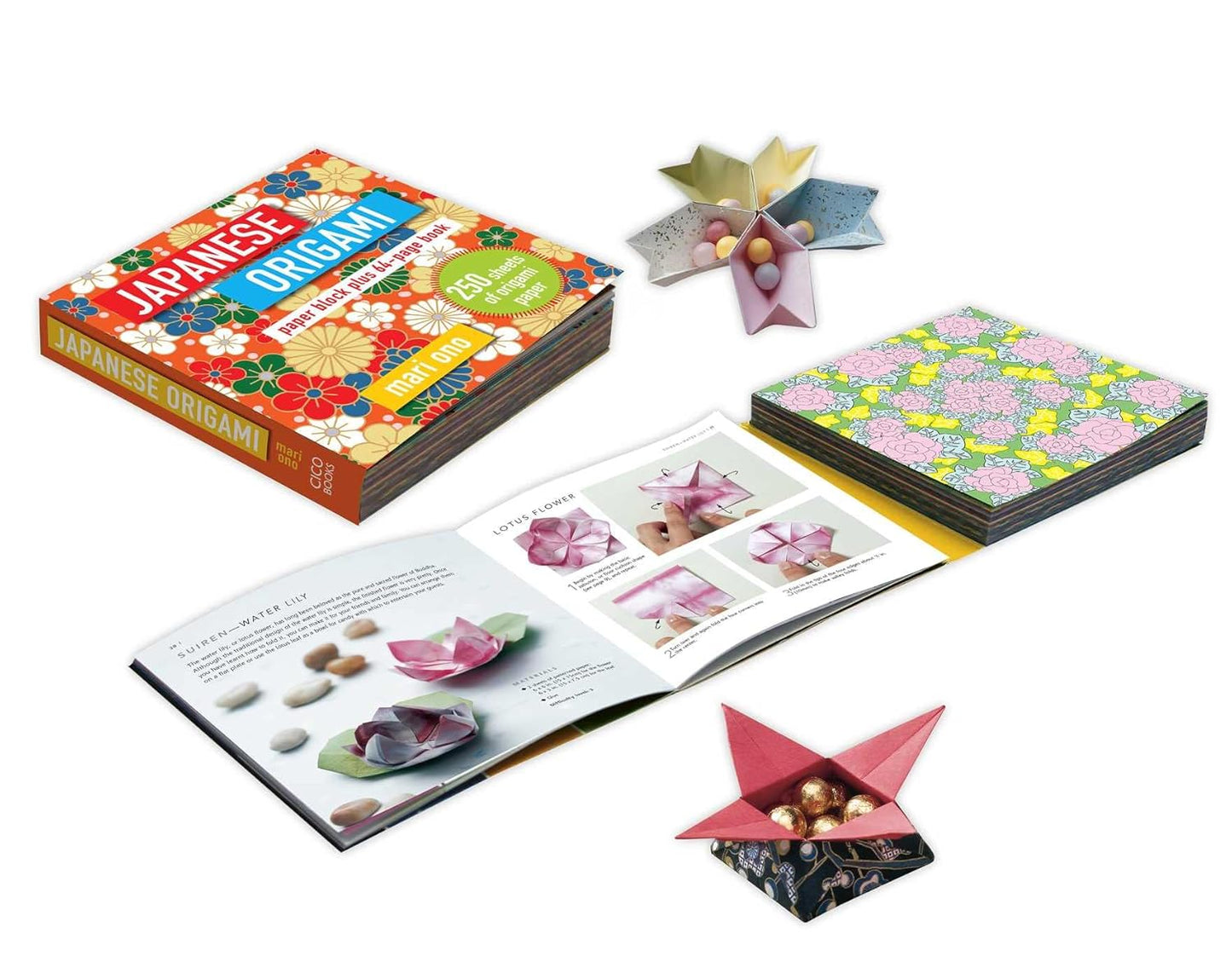 RYLAND PETERS &amp; SMALL - Origami - Paper Pad with Instructional Book 