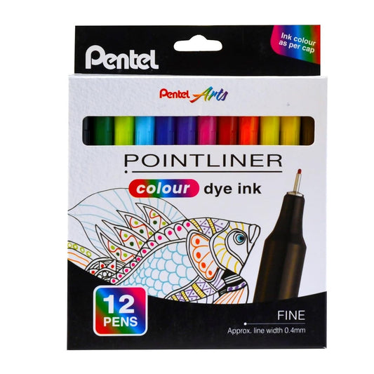 Pentel - Pointliner Fineliner Colors - 0.4mm