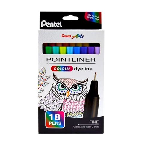 Pentel - Pointliner Fineliner Colors - 0.4mm