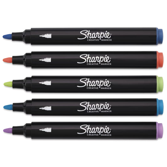 Sharpie Creative Markers Sets (5) - Earth Tones Glowing Tropics - Bullet Tip