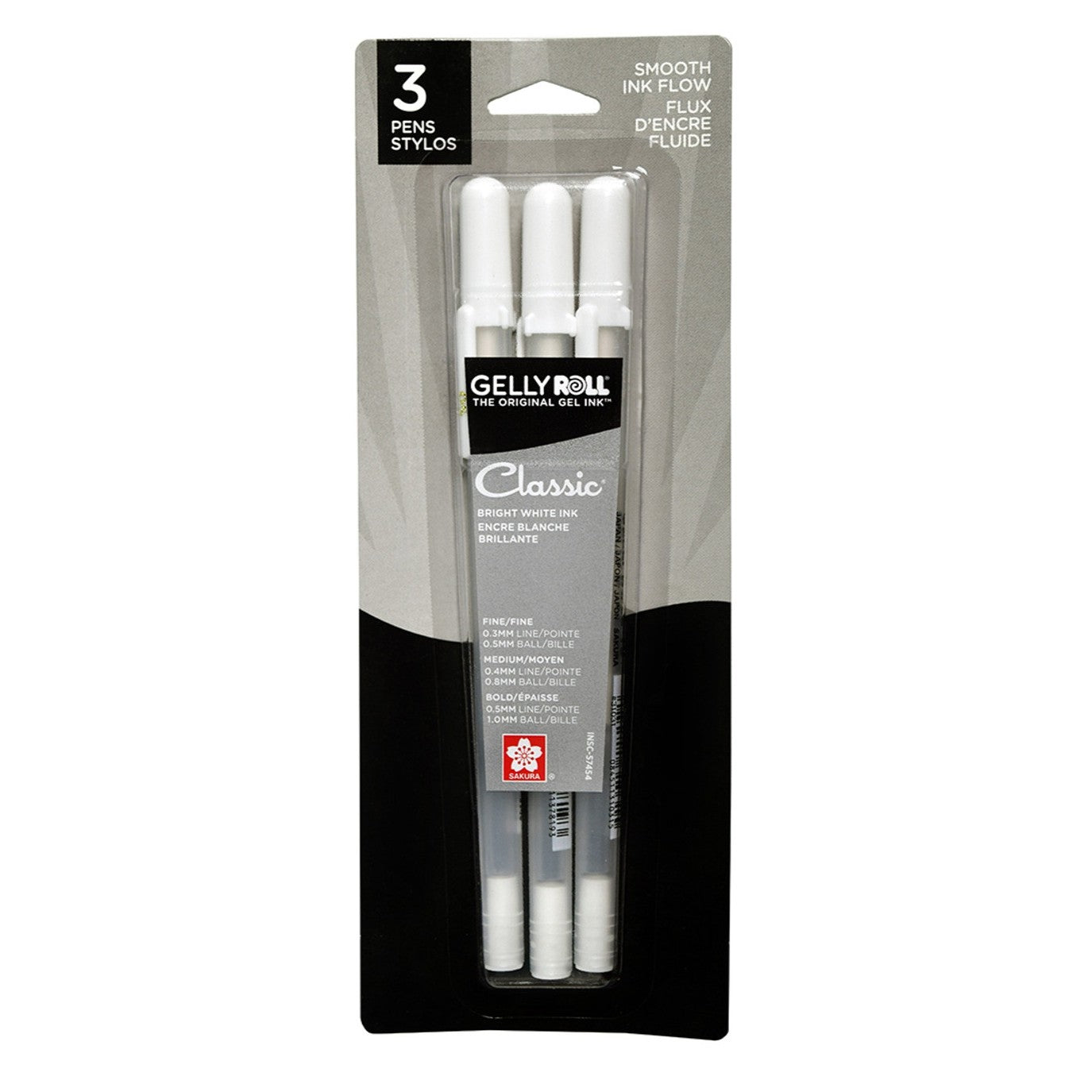 SAKURA - Gelly Roll Classic White (White) - Set of 3