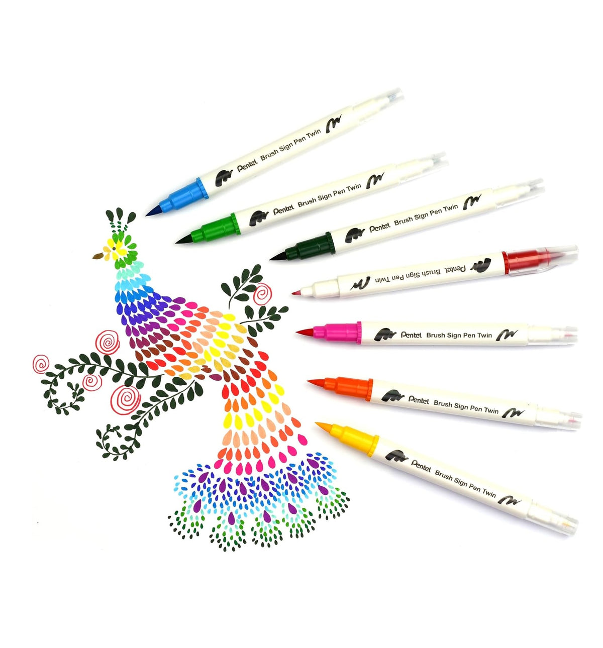 Pentel - Brush Sign Pen Twin - Expressive Set