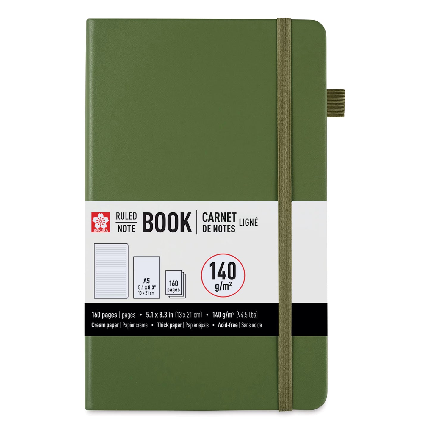 SAKURA - Notebooks - Hardcover (Tapa Dura) - A5 (5.1" x 8.3")