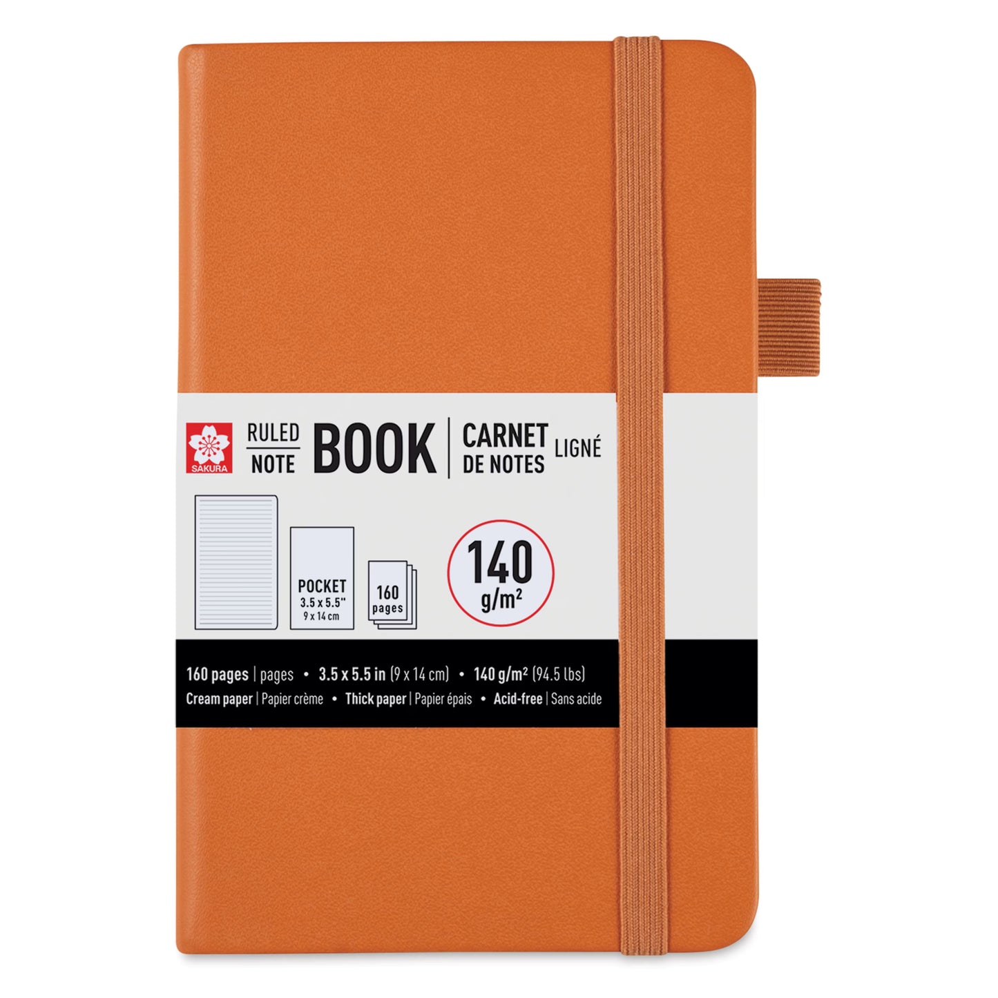 SAKURA - Notebooks - Hardcover (Tapa Dura) - Pocket (3.5" x 5.5")