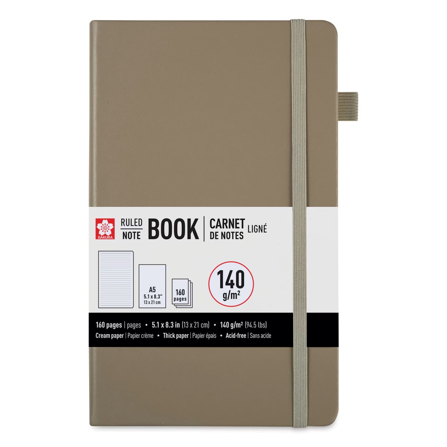 SAKURA - Notebooks - Hardcover (Tapa Dura) - A5 (5.1" x 8.3")
