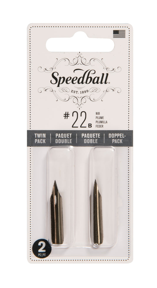 Speedball Hunt 22B - (Plumilla Punta Fina) - Set de 2 unidades