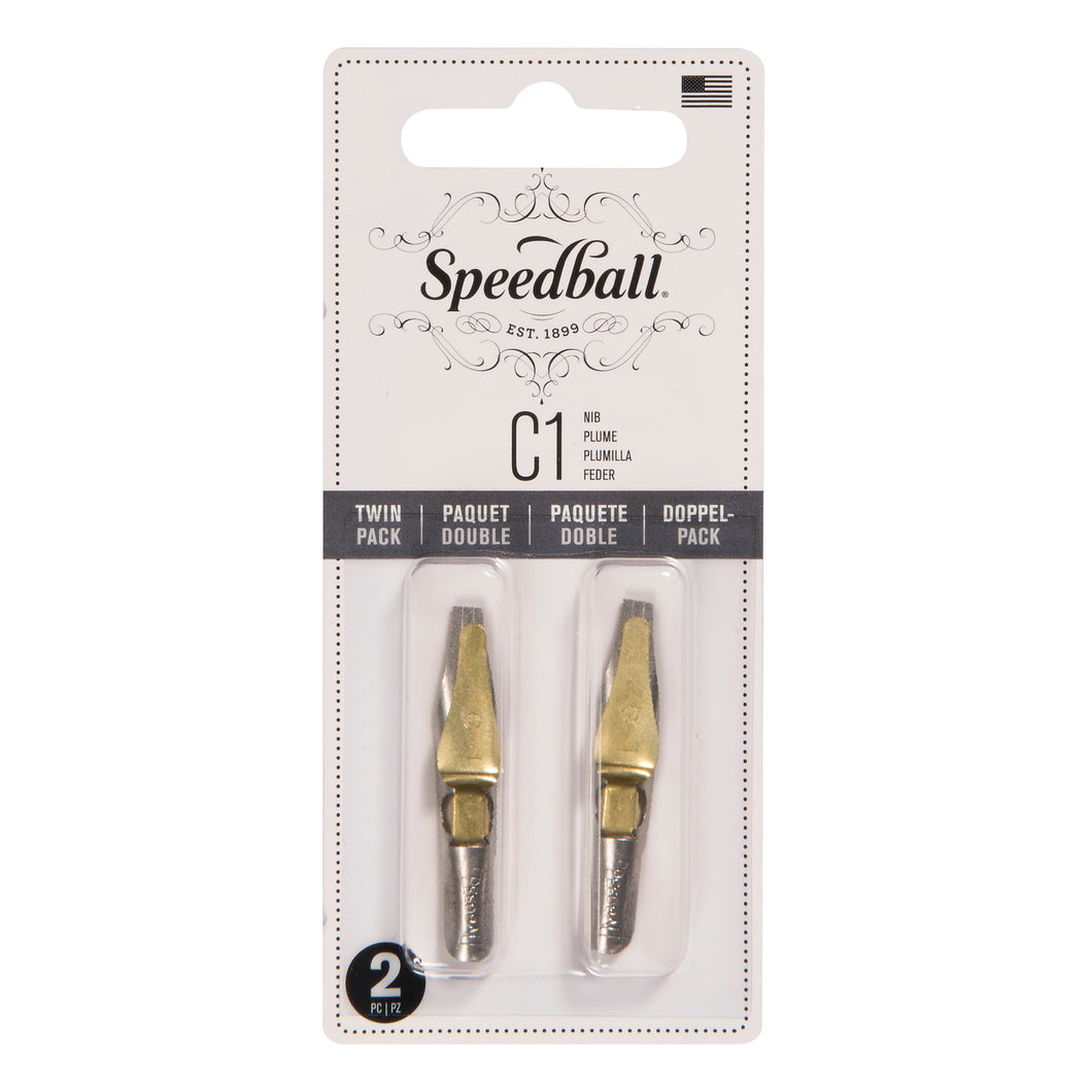 SPEEDBALL - Hunt Serie C - (Plumilla Punta Plana) - Set de 2 unidades