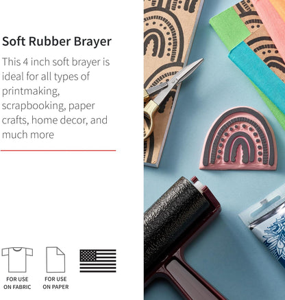 SPEEDBALL - Pop-In 4" Soft (Soft Roller for Linocut)