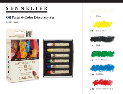 Sennelier Oil Pastel 6-Stick Sets - Pastel de Óleo en Sets