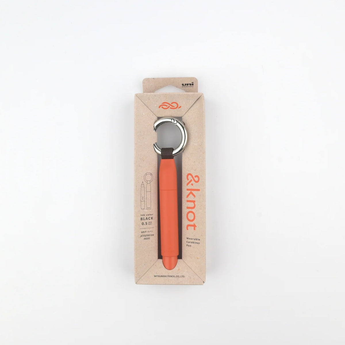 UNI-BALL - Uni &knot Jetstream - Wearable Carabiner Pen - 0.5mm