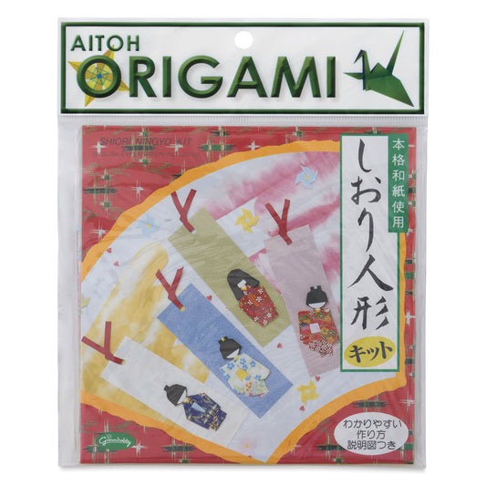 Aitoh Kit de Origami - Shiori Ninygo - Japanese Paper Doll Bookmark