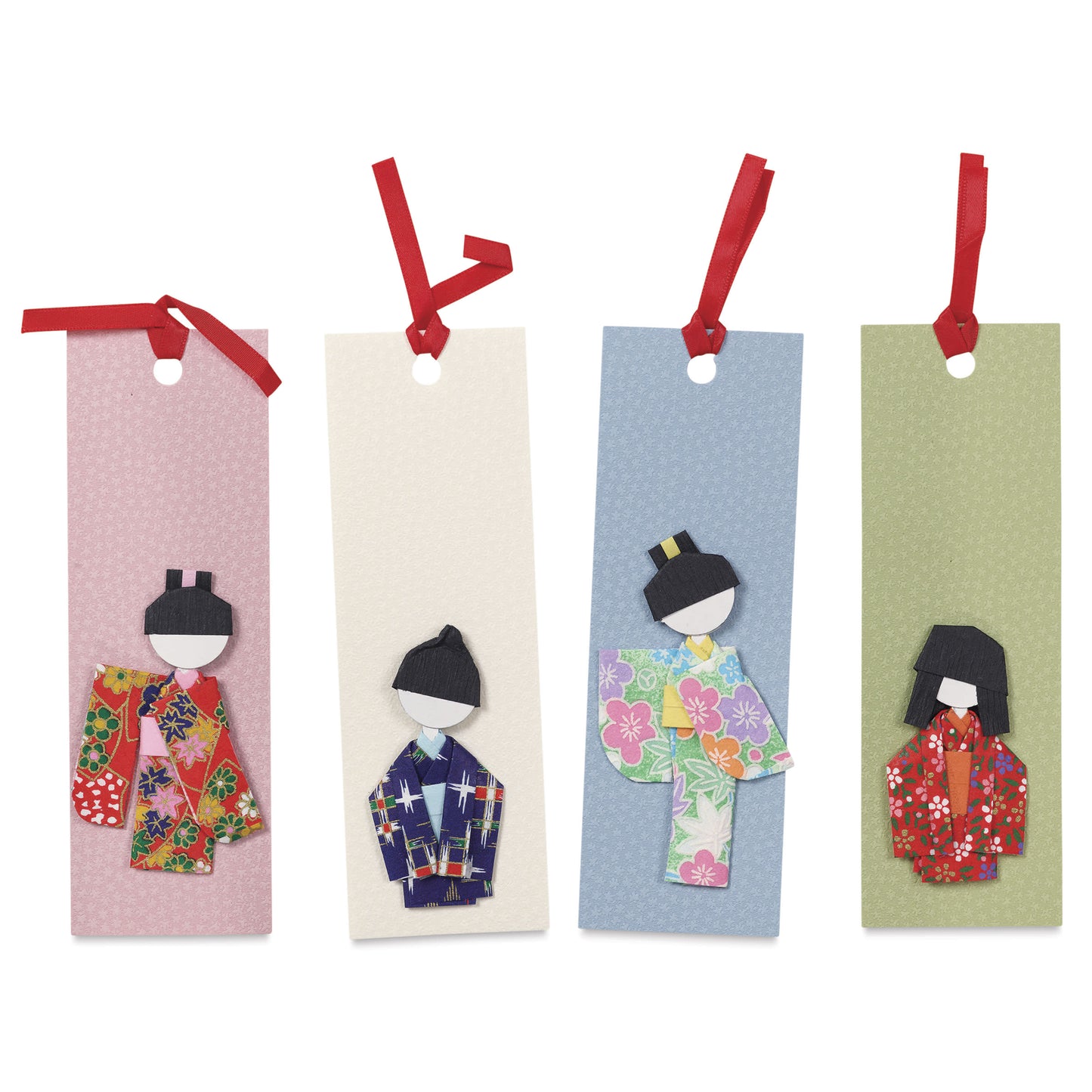 Aitoh Kit de Origami - Shiori Ninygo - Japanese Paper Doll Bookmark