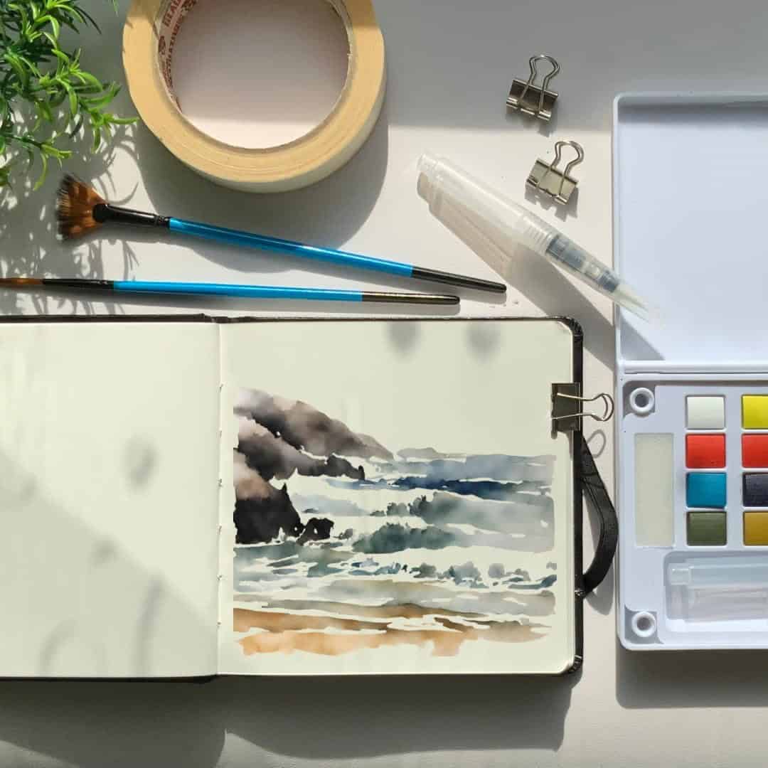 Zieler - Sketch Book - 5.1"x8.3" Portrait -  80 páginas - 140gsm