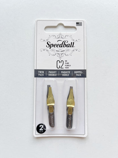 SPEEDBALL - Hunt Serie C - (Plumilla Punta Plana) - Set de 2 unidades