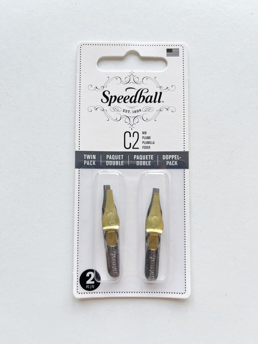 SPEEDBALL - Hunt Serie C - (Plumilla Punta Plana) - Set de 2 unidades
