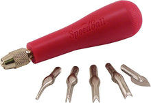 Cargar imagen en el visor de la galería, SPEEDBALL - Lino Cutter Assortment No. 1 (Surtido de Gubias para Linoleo o Goma) CAJA GOLPEADA DESCUENTO
