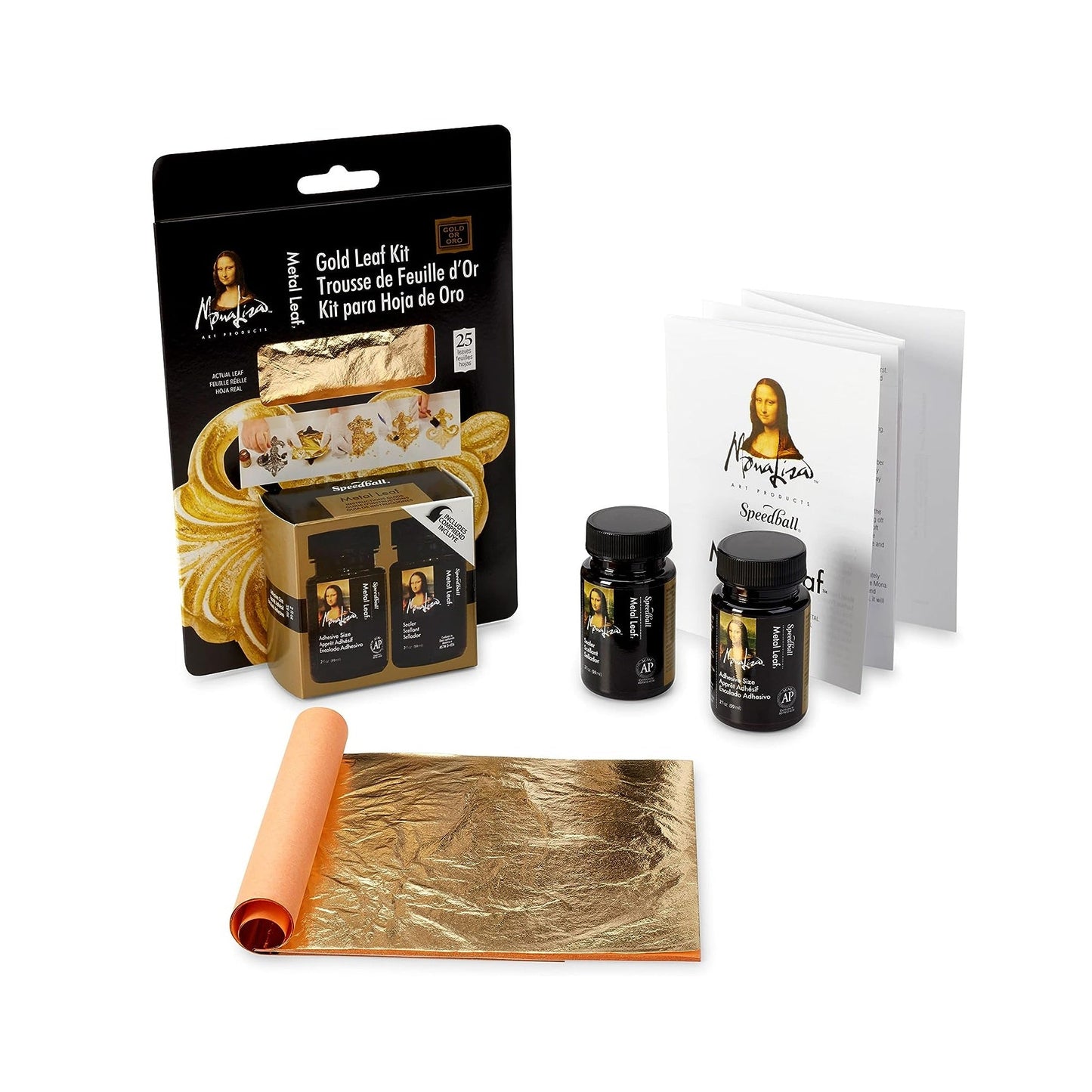 MONA LISA (Speedball) - Composition Gold Leaf Kit