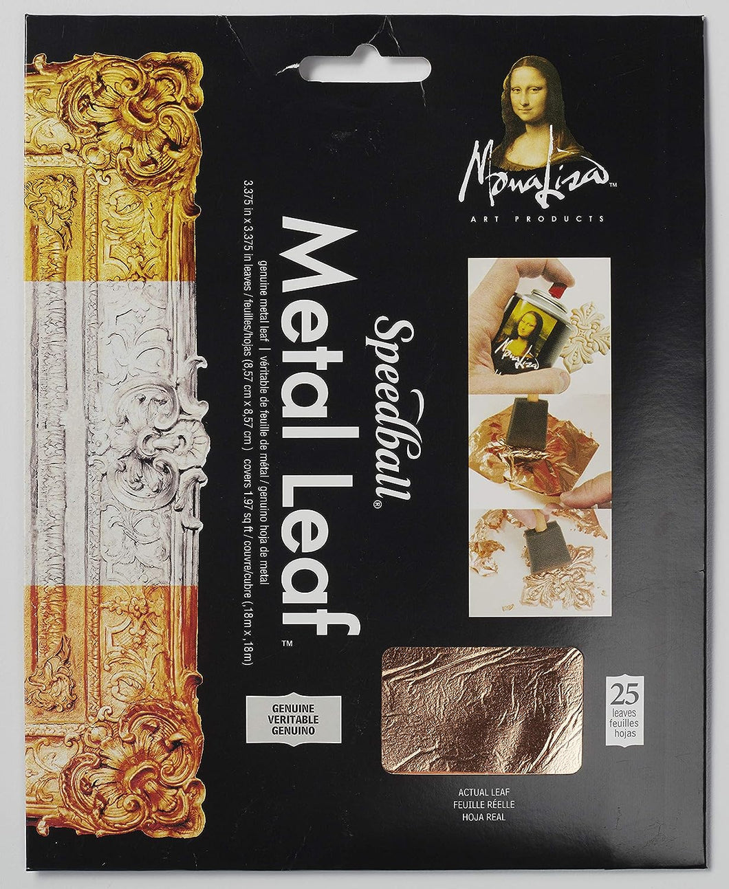 MONA LISA (Speedball) - Metal Leafing Sheets - Pan de Oro - Copper