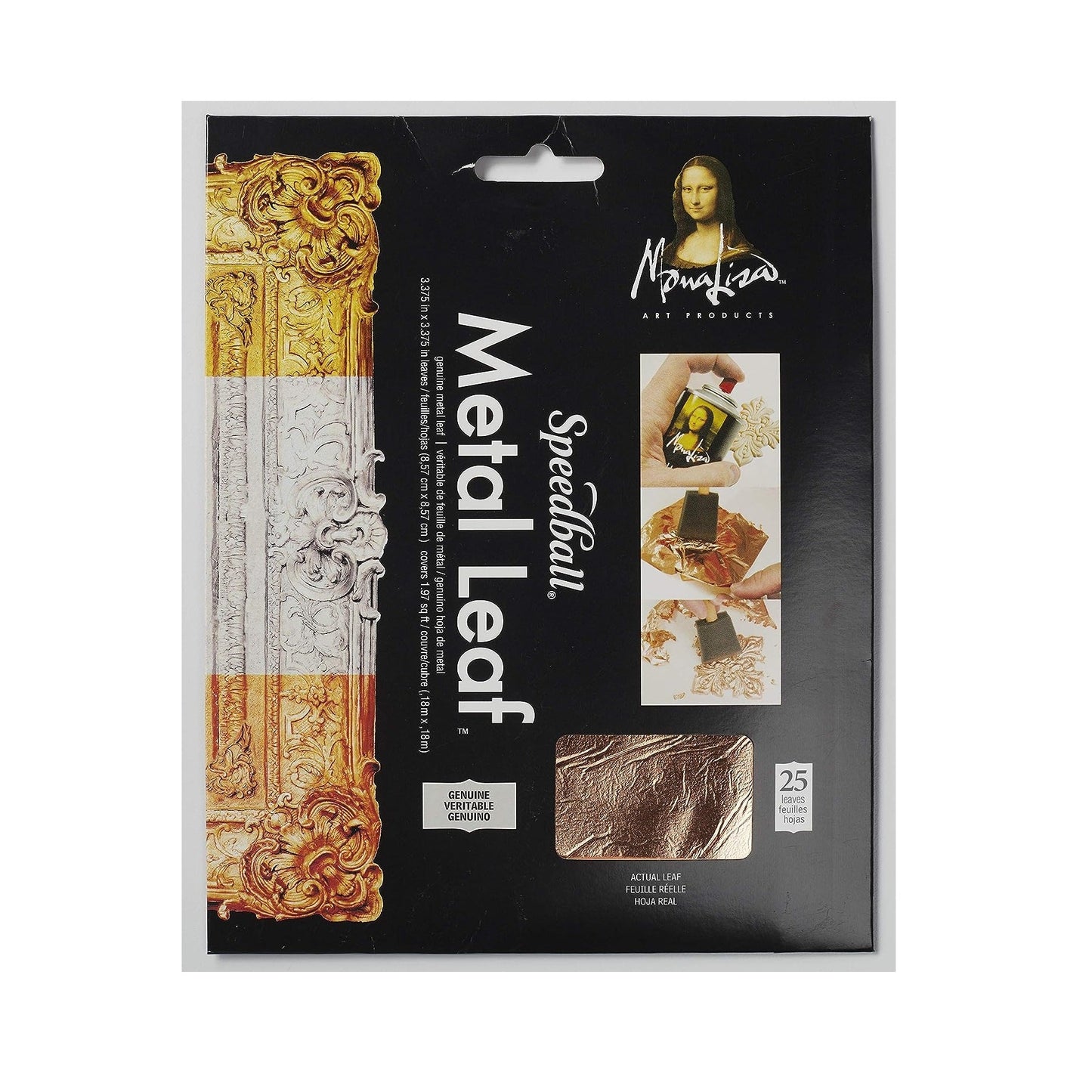 MONA LISA (Speedball) - Metal Leafing Sheets - Pan de Oro - Cobre (Genuino)