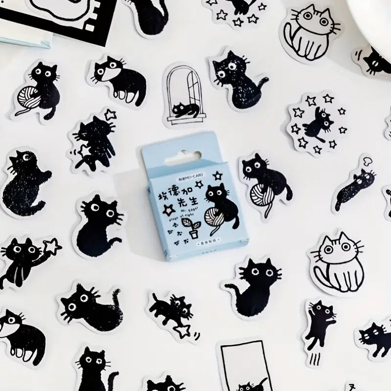 Stickers - Black Kittens 1