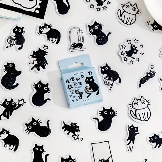 Stickers - Gatitos Negros 1