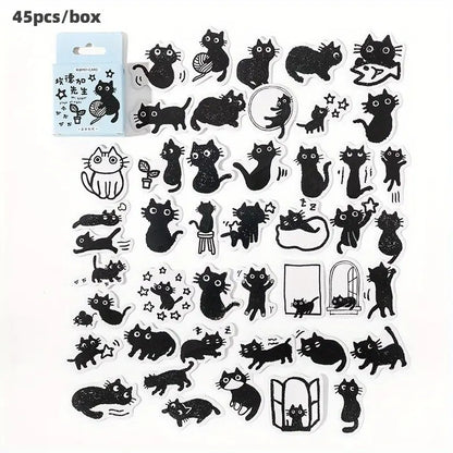 Stickers - Black Kittens 1