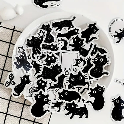 Stickers - Black Kittens 1