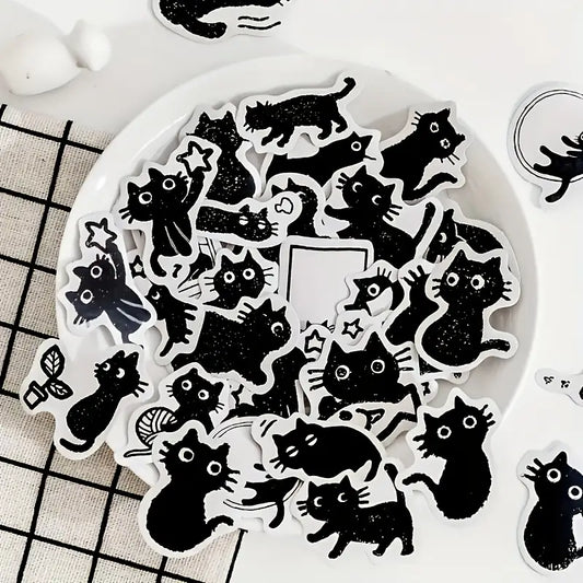 Stickers - Gatitos Negros 1