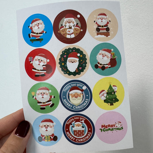 Stickers - Navidad Redondos