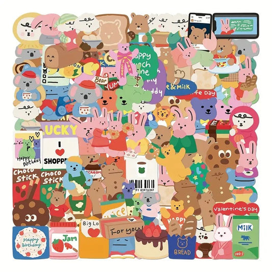 Stickers - Animals and Snacks