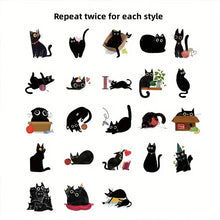 Cargar imagen en el visor de la galería, Stickers - Gatitos Negros 2
