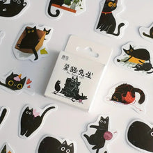 Cargar imagen en el visor de la galería, Stickers - Gatitos Negros 2
