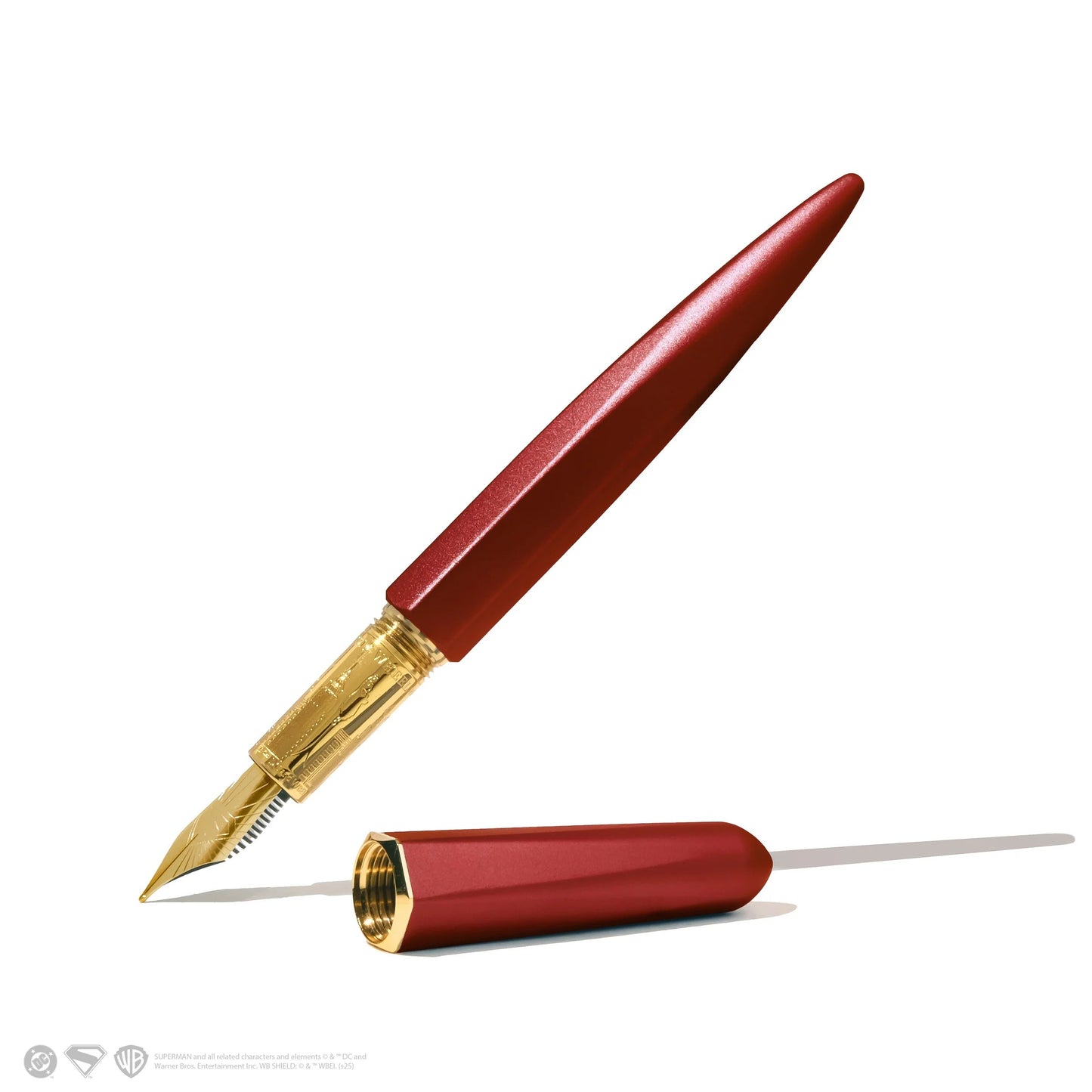 Ferris Wheel Press - Marquise Fountain Pen | Superman Pen and Ink Set | The Voice of Metropolis