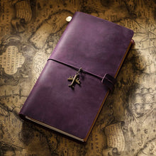 Cargar imagen en el visor de la galería, Traveler&#39;s Cuaderno de Viaje en Cuero
