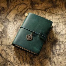 Cargar imagen en el visor de la galería, Traveler&#39;s Cuaderno de Viaje en Cuero
