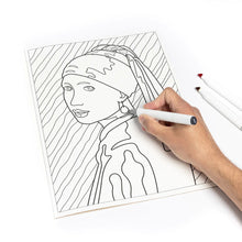 Cargar imagen en el visor de la galería, TODAY IS ART DAY - Art History Coloring Books - Masterpieces
