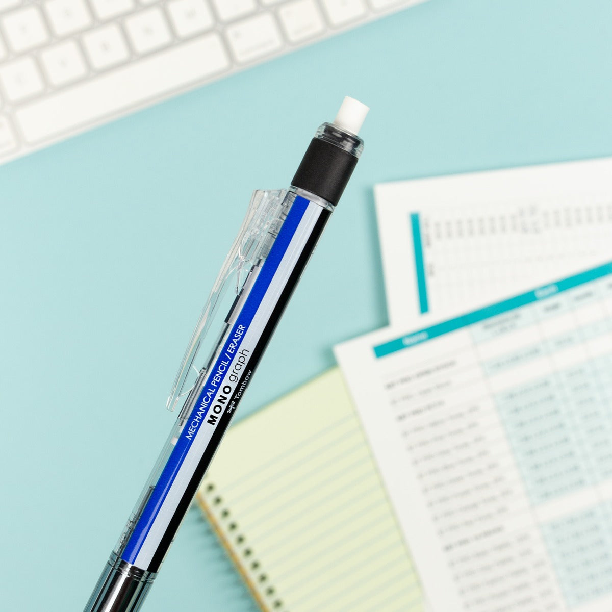 TOMBOW - MONO Graph Mechanical Pencil, Tri-Color, Refillable, 0.5mm (Lápiz Mecánico)