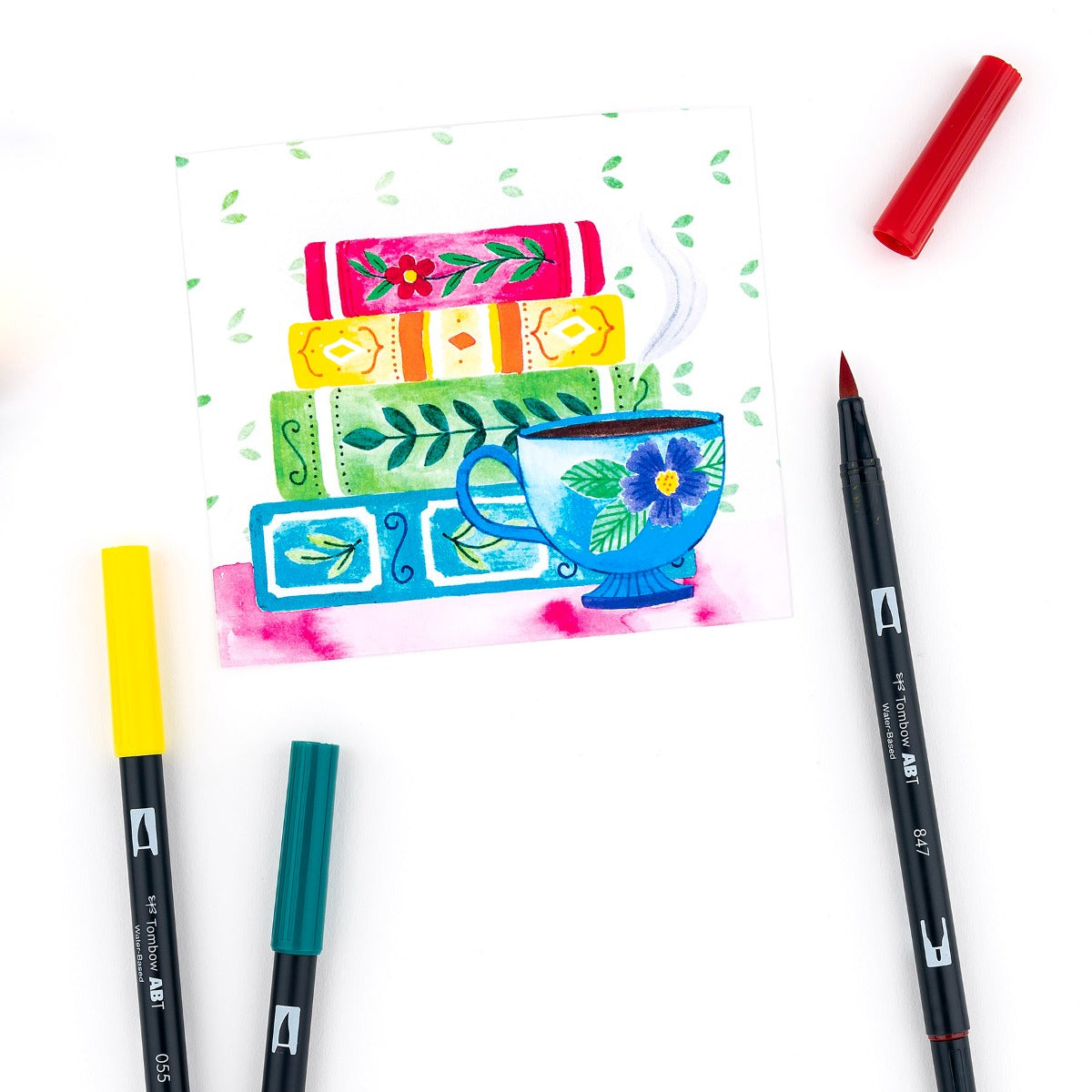 TOMBOW - Dual Brush Pen Set of 10 - Primary