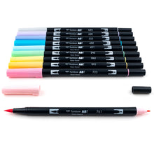 Cargar imagen en el visor de la galería, TOMBOW - Dual Brush Pen Set de 10 - Pastel
