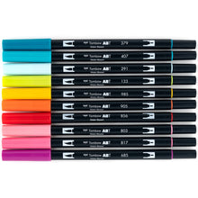 Cargar imagen en el visor de la galería, TOMBOW - Dual Brush Pen Set de 10 - Tropical
