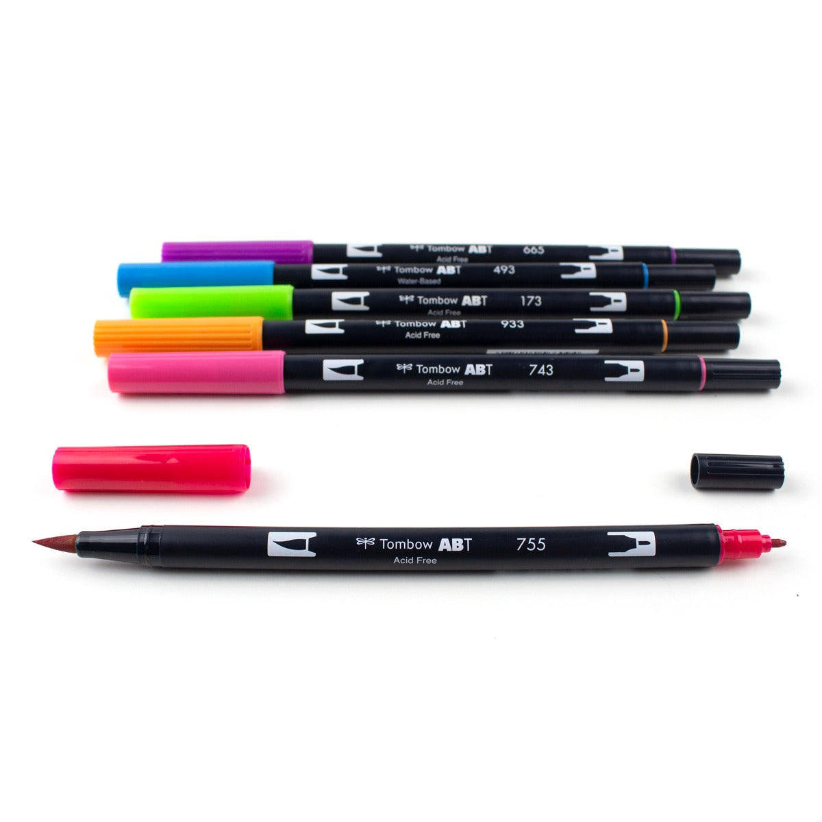 TOMBOW - Dual Brush Pen Set of 6 - Bright