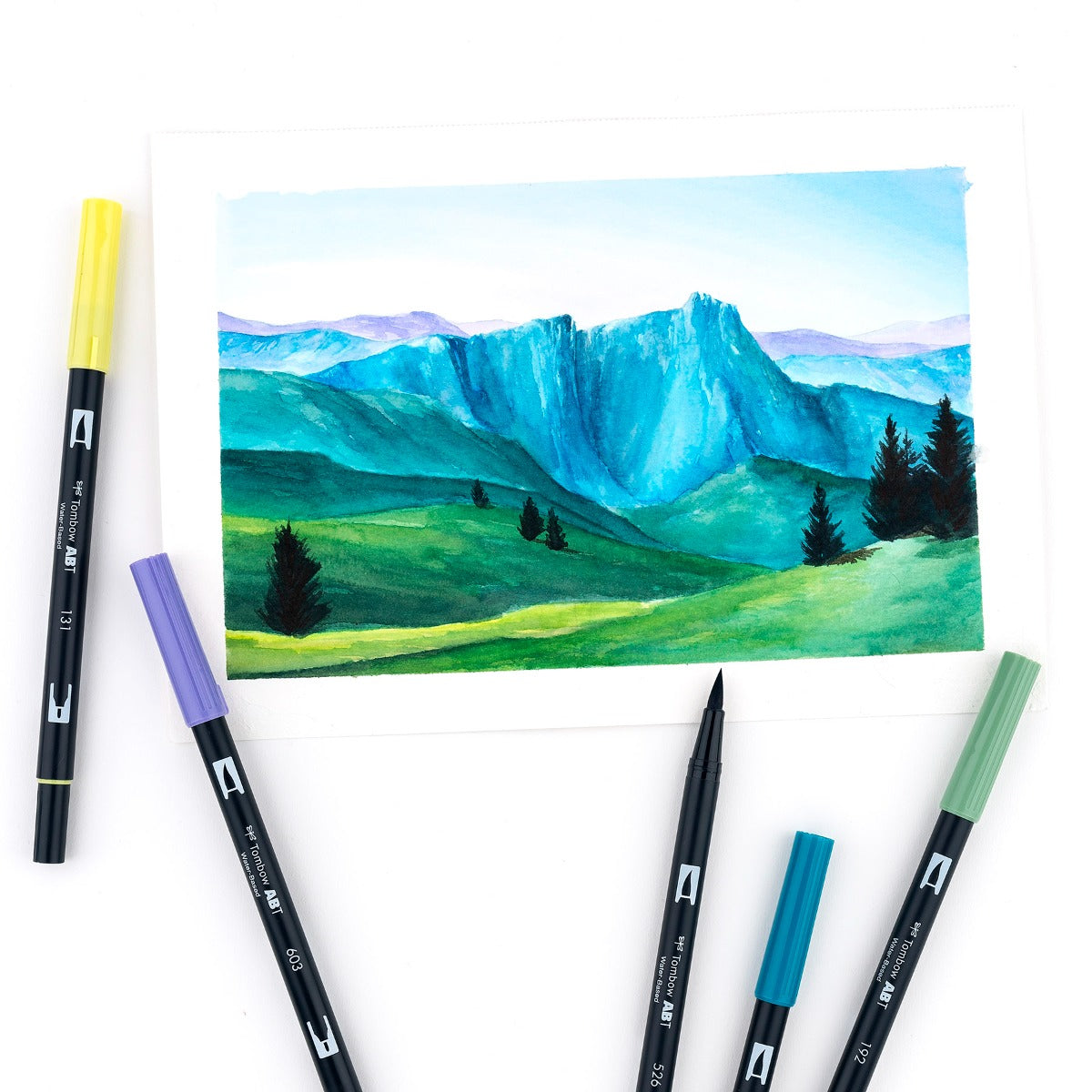 TOMBOW - Dual Brush Pen Set of 6 - Landscape